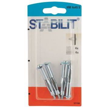 STABILIT Kołek metalowy 4x45mm 4szt/op