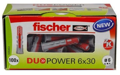 Fischer 535453 Kołek uniwersalny DuoPower 6x30 100