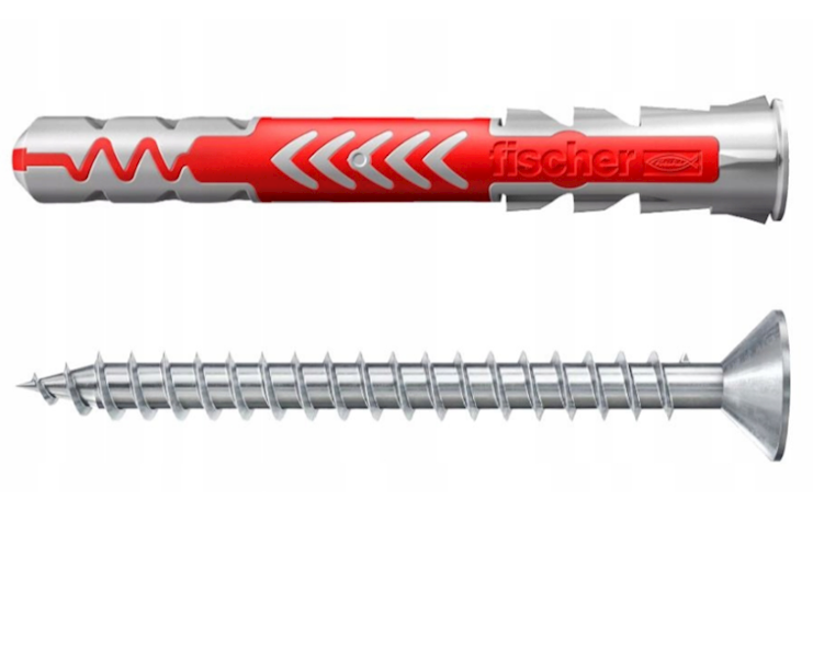 Fischer 538256 Kołki DUOPOWER 8x65 S + wkręt 25szt
