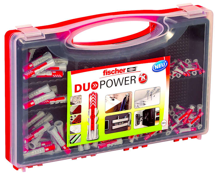 Fischer Zestaw kołków uniwersalnych DUOPOWER RED