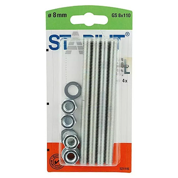 STABILIT 521164 Kotwa gwintowana GS M8x110 4kpl