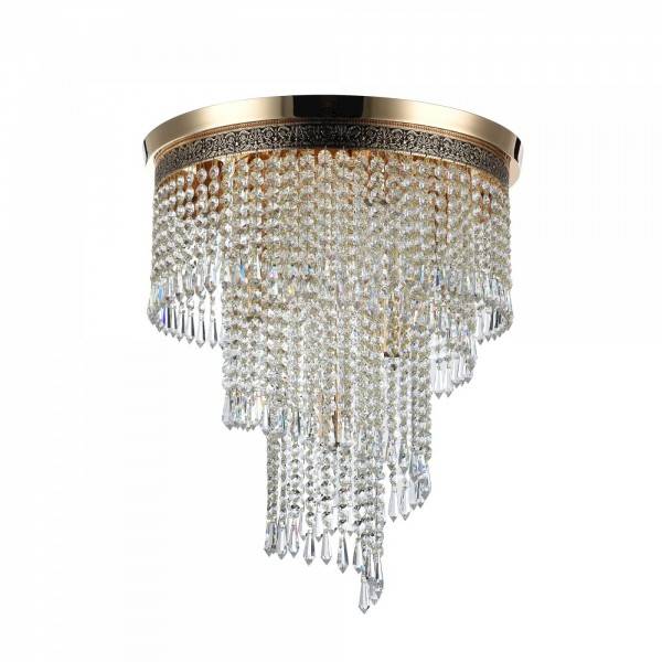 MAYTONI Lampa wisząca CASCADE gold DIA522-CL-07-G