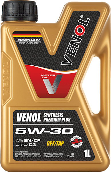 VENOL SYNTHESIS PREMIUM PLUS SN CF 5W30 C3 1L