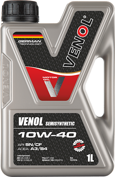 VENOL SEMISYNTHETIC SN CF 10W40 1L