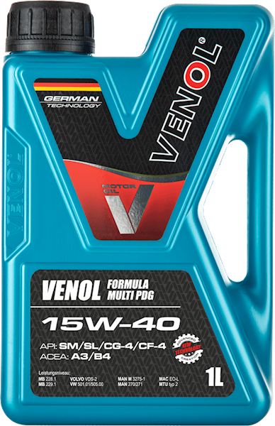 VENOL FORMULA MULTI PDG SM SL CG 4 CF 4 15W40 1L