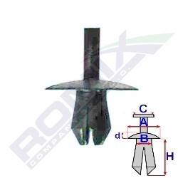R KOŁEK ROZPOR.    5,4mm OPEL,MERC.RÓŻNE