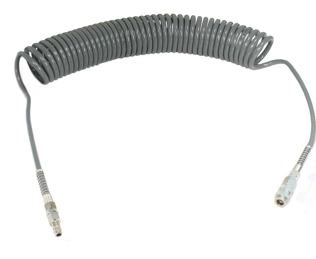 F WĄŻ PU 12x8mm   5m SPRĘŻ.SZARY