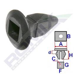 R KOSTKA MONTAŻ.  8x8mm VW,AUDI