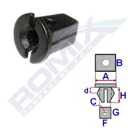 R KOSTKA MONTAŻ.  6,5x7,0mm VW,AUDI