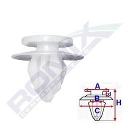 R SPINKA 9,0mm TOYOTA NAKŁ. BOCZNYCH