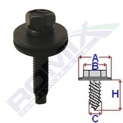 R ŚRUBA  M6x28 PODKŁ.-METAL/GUMA TOYOTA