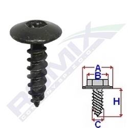 R WKRĘT  6,0x23mm CZARNY/IMBUS