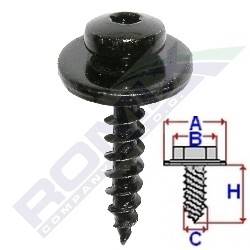R WKRĘT  4,8x24mm Z PODKŁADKĄ