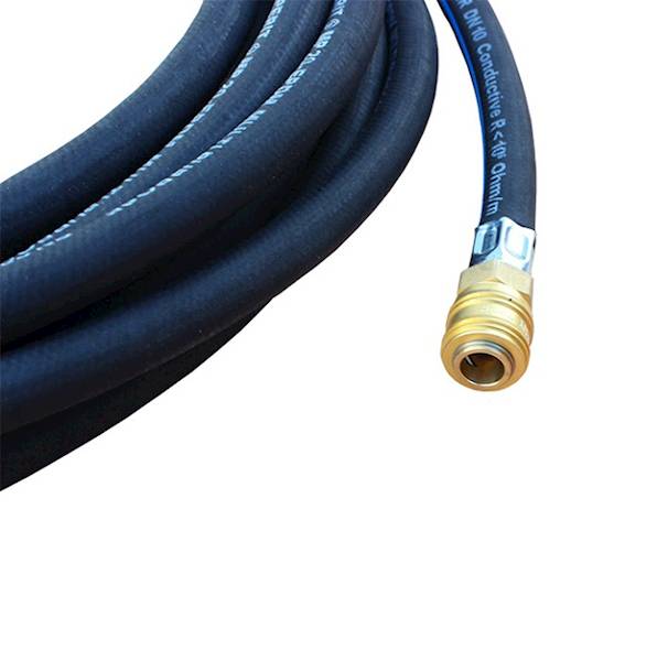 F WĄŻ ELEKTROSTAT. 10mm x  9m OKUTY DO POWIET.