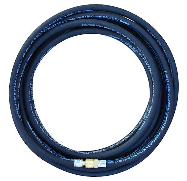 F WĄŻ ELEKTROSTAT. 10mm x  9m OKUTY DO POWIET.