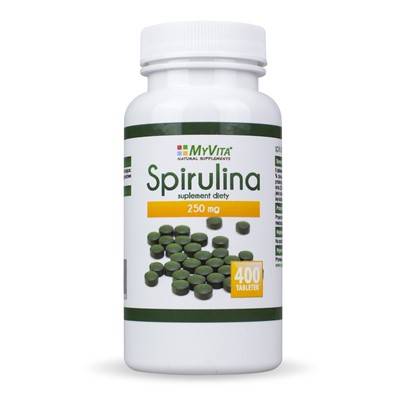 MyVita Spirulina tabletki 250mg, 400tab.