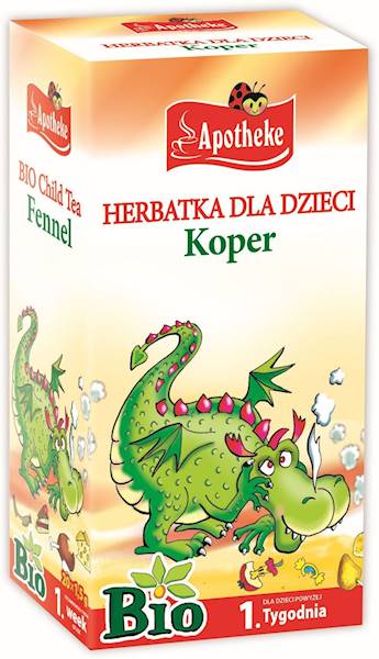 HERBATKA DLA DZIECI - KOPER BIO 20 x 1,5 g - APOTH