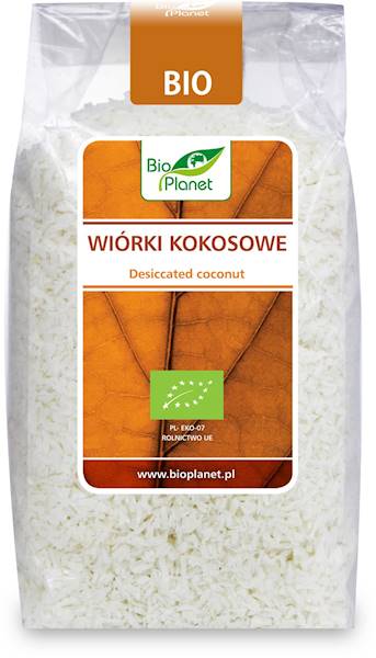 WIÓRKI KOKOSOWE BEZGLUTENOWE BIO 200 g - BIO PLANE