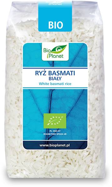 RYŻ BASMATI BIAŁY BIO 500 g - BIO PLANET
