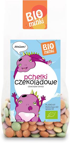 PCHEŁKI CZEKOLADOWE BIO 100 g - BIOMINKI