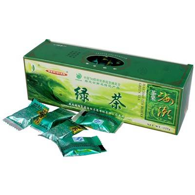 Herbata Zielona prasowana w kostkach 125g Chiny ME
