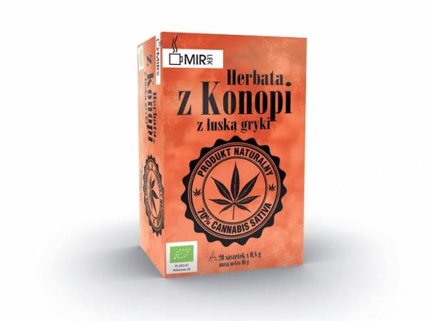 HERBATKA Z KONOPI Z ŁUSKĄ GRYKI BIO (20 x 0,8 g) -