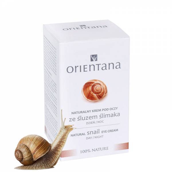 ORIENTANA NATURALNY KREM POD OCZY ZE ŚLUZEM ŚLIMAK