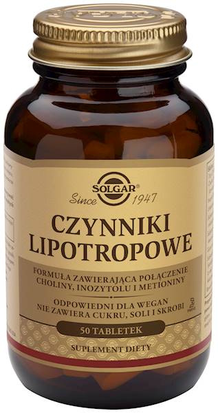 Solgar CZYNNIKI LIPOTROPOWE