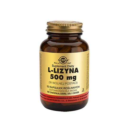 Solgar L-LIZYNA 500 mg (W POSTACI WOLNEJ)