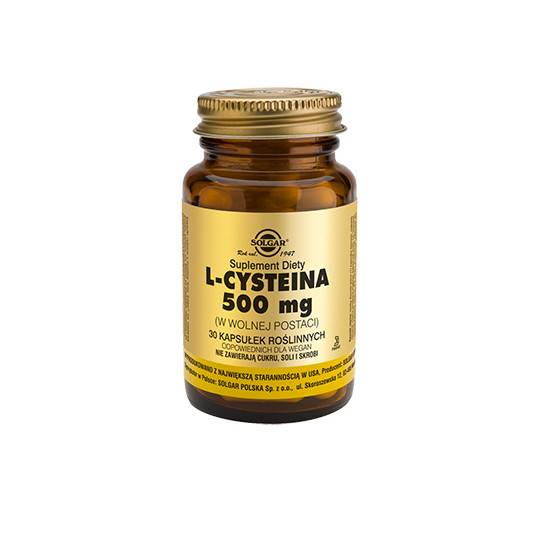 Solgar L-CYSTEINA 500 mg (W POSTACI WOLNEJ)