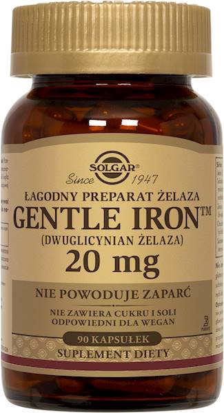 Solgar ŻELAZO (GENTLE IRON) 20 mg