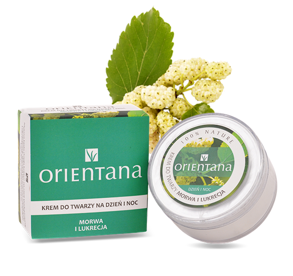 ORIENTANA krem do twarzy morwa/lukrecja