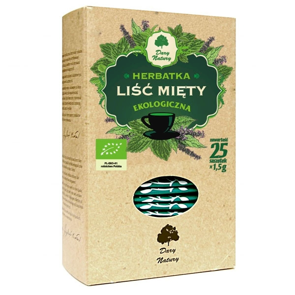 Mięta liść fix BIO 25*1,5g DARY NATURY