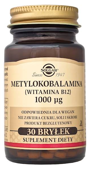 Solgar METYLOKOBALAMINA (Witamina B12)1000ug