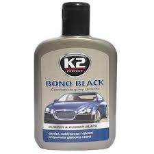 K2 BONO BLACK 250 G - Czernidło do gumy i plastiku