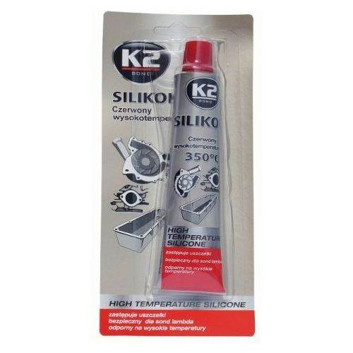 K2 SILIKON CZERWONY  85 gr - Wysokotemp.