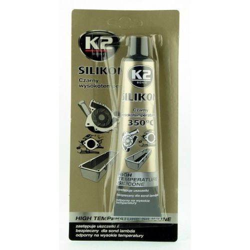 K2 SILIKON CZARNY  85 gr wysokotemperaturowy 350" 