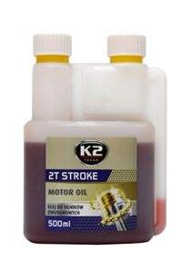 K2 2T STROKE OIL CZERWONY 0,5L półsyntetyczny olej