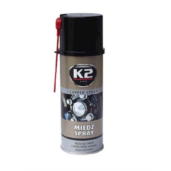 K2 SMAR MIEDŹ SPRAY 400 ML Wysokotemp. szybkosch