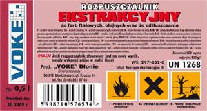 Rozpuszczalnik Ekstrakcyjny  0,5L