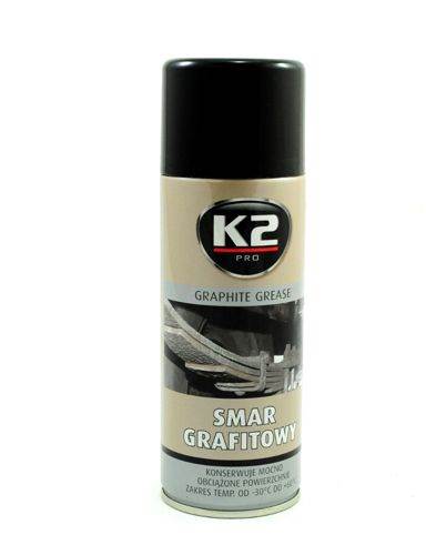 K2 SMAR GRAFITOWY 400 ML - Konserwuje mocno obciąż