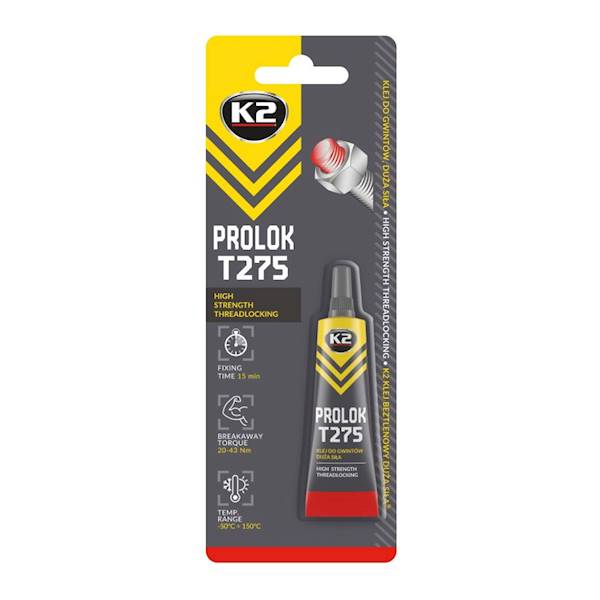 K2 PROLOK HIGH 6 ML Do blokady śrub, duża siła
