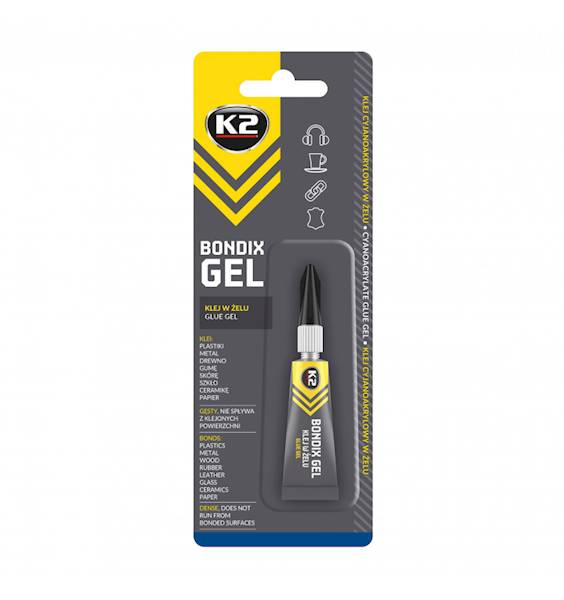 K2 BONDIX GEL 3g żelowy szybko schnącyklej cyjanoa
