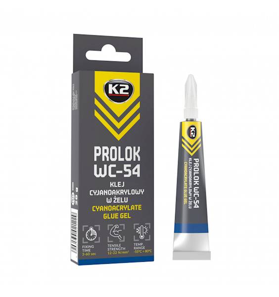 K2 PROLOK WC-54 20g Klej cyjanoakrylowy w żelu