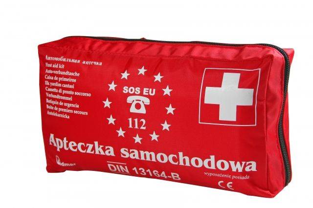 Apteczka Samochodowa DIN 13164