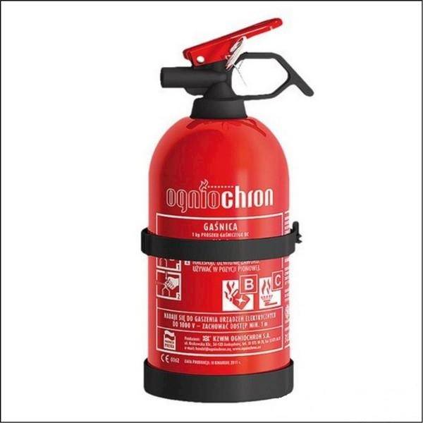 Gaśnica proszkowa z wieszakiem 1KG