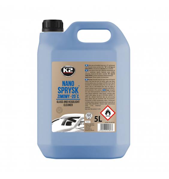 K2 NANO Płyn spryskiwacz zimowy -20'C 5L