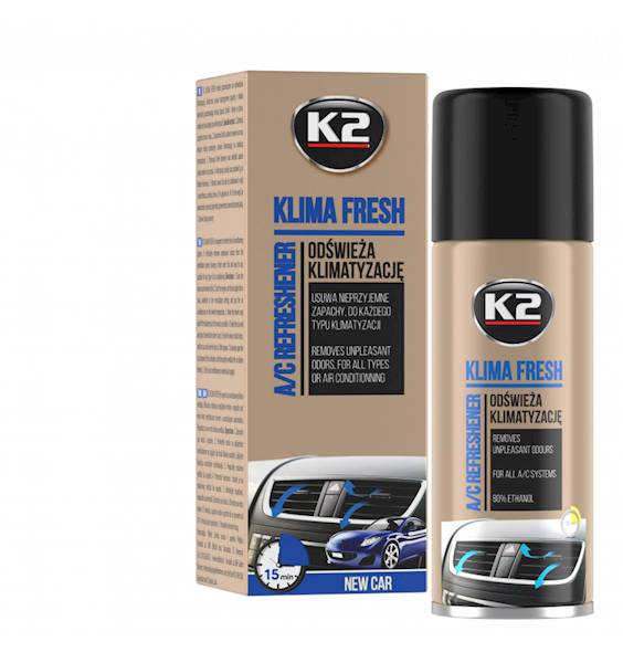 K2 KLIMA FRESH 150ml NEW CAR Środek do odswie.klim