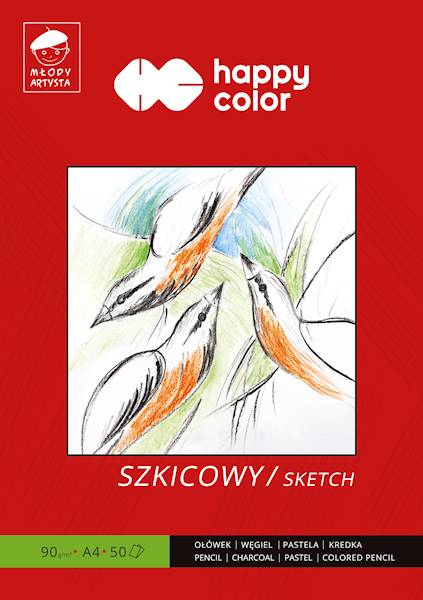 BLOK SZKICOWY A4 90G 50K HC