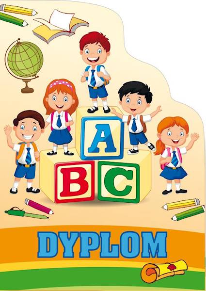 DYPLOM SKŁADANY ABC NAPISY GP